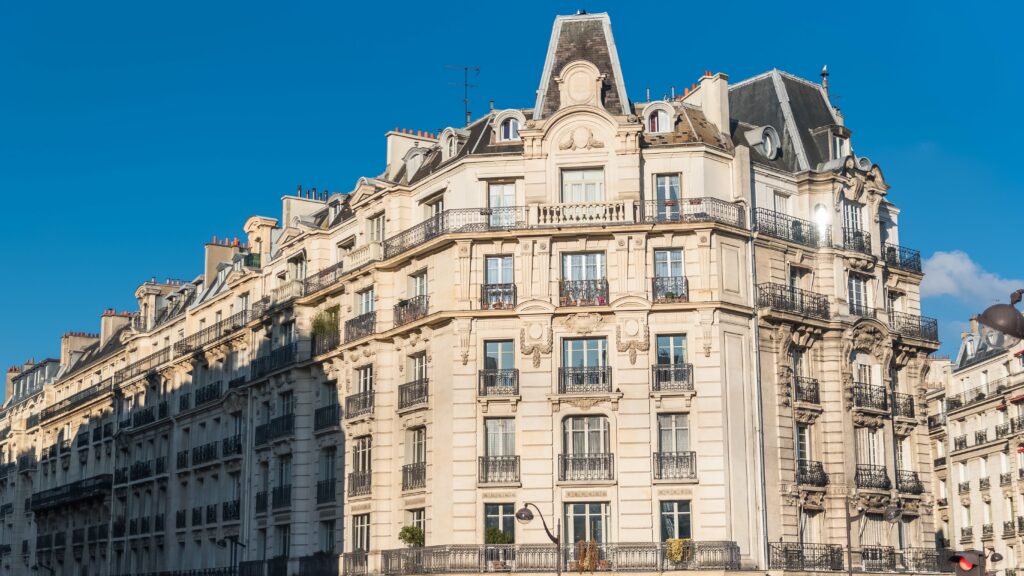 Façade d'un immeuble Paris 15